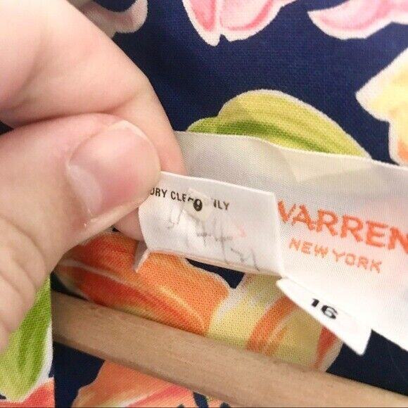 David Warren New York Vintage Women's 16 Vintage Tropical Print Sheath Dress - Picture 4 of 12